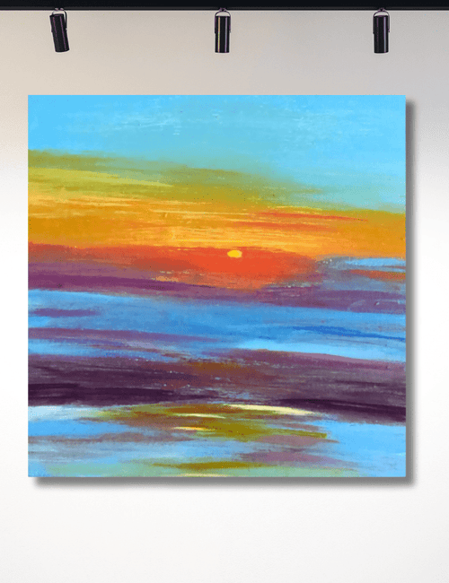 Abstract Sunrise Landscape - Berlin Artists